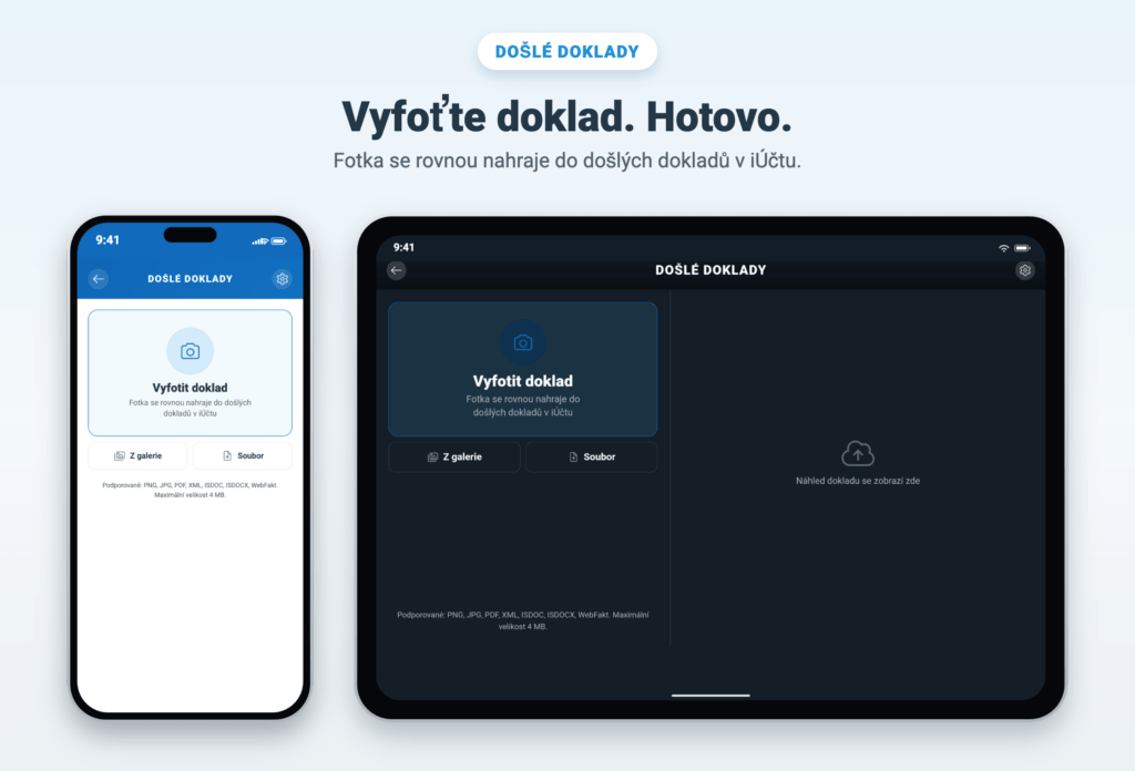 Dosle doklady mobilni